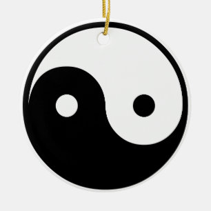 ying yang keramisch ornament
