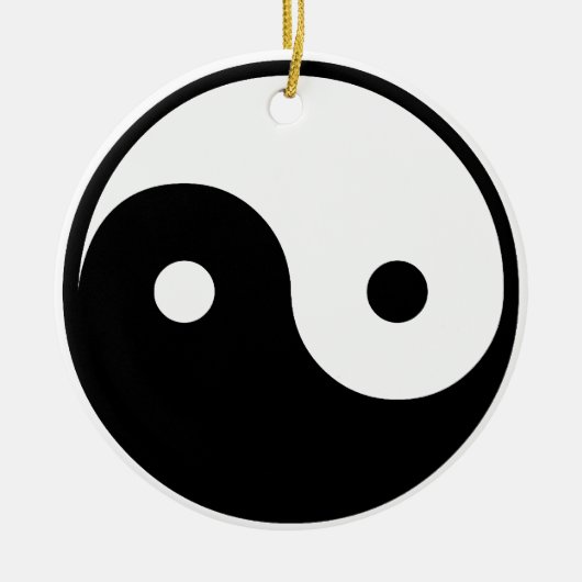 ying yang keramisch ornament (Voorkant)