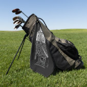 Ying Yang King Golfhanddoek (Groen)