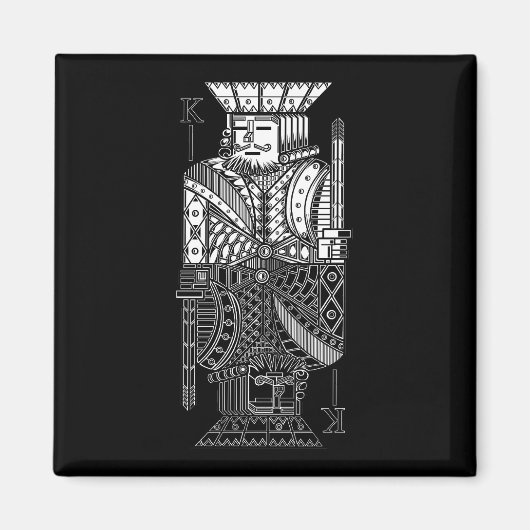 Ying Yang King Magneet (Voorkant)