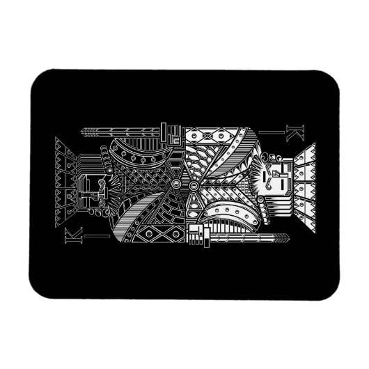 Ying Yang King Magneet (Horizontaal)