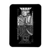 Ying Yang King Magneet (Verticaal)