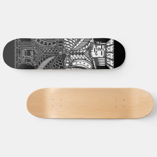Ying Yang King Persoonlijk Skateboard (Horizontaal)