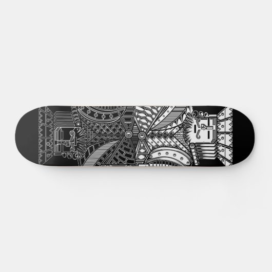 Ying Yang King Persoonlijk Skateboard (Horizontaal)