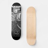Ying Yang King Persoonlijk Skateboard (Voorkant)