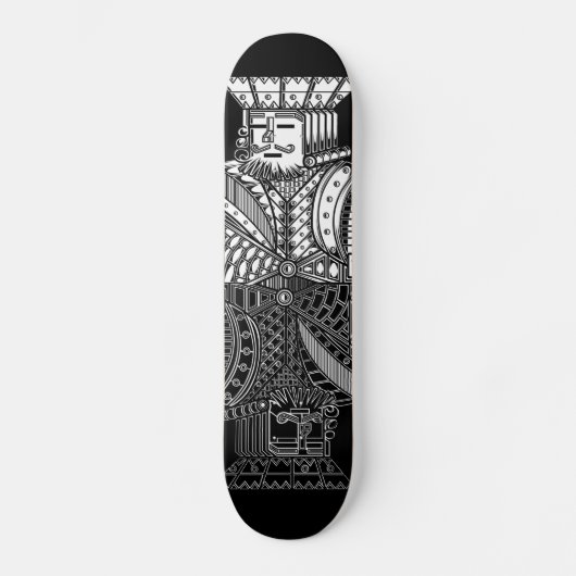 Ying Yang King Persoonlijk Skateboard (Voorkant)