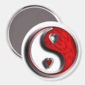 Ying Yang Love Magneet (Voorkant / Achterkant)