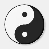 YING-YANG magnet (rond) (Voorkant)