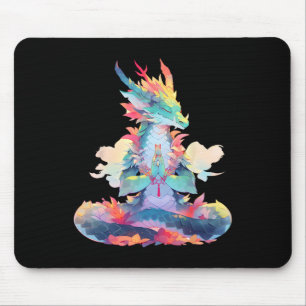 Ying Yang Meditatie Draak Qi Gong Yoga Meditatie Muismat