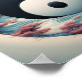 Ying Yang-ogende ogen Poster (Hoek)