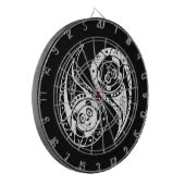 Ying Yang Panda Dartbord (Voorkant Links)