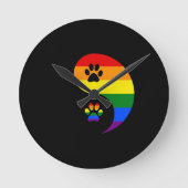 Ying Yang Pride Ronde Klok (Voorkant)