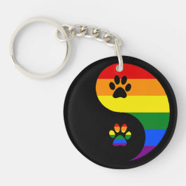 Ying Yang Pride Sleutelhanger