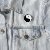 ying & Yang Ronde Button 3,2 Cm (In situ)