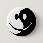 Ying/Yang Ronde Button 5,7 Cm (Voorkant)