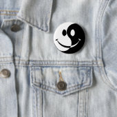 Ying/Yang Ronde Button 5,7 Cm (In situ)