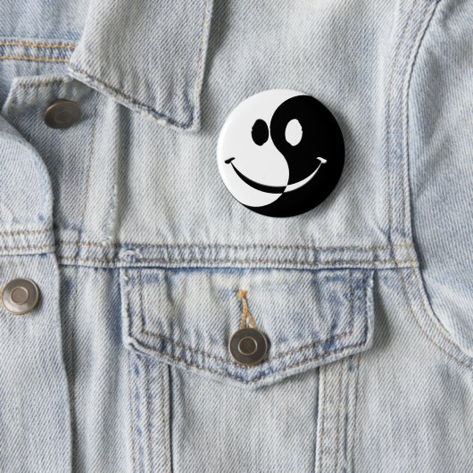 Ying/Yang Ronde Button 5,7 Cm (In situ)