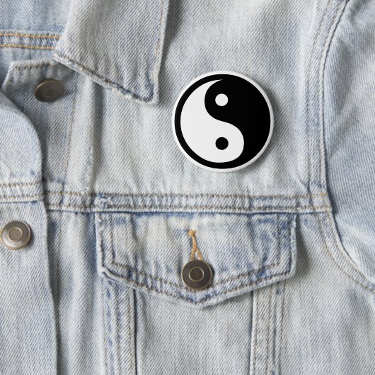 Ying Yang Ronde Button 5,7 Cm (In situ)
