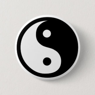 Ying Yang Ronde Button 5,7 Cm