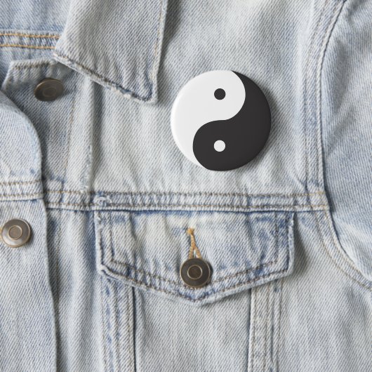 Ying Yang Ronde Button 5,7 Cm (In situ)