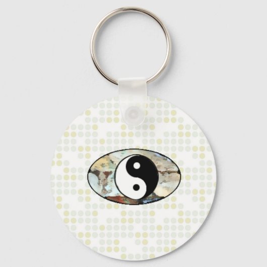 Ying-Yang Sleutelhanger (Voorkant)