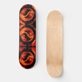 Ying Yang Symbol Persoonlijk Skateboard (Voorkant)