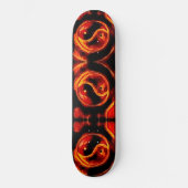 Ying Yang Symbol Persoonlijk Skateboard (Voorkant)