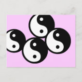 Ying yang-symbool briefkaart (Voorkant)