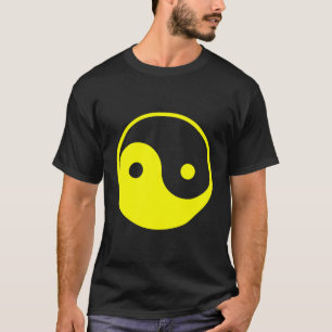 Ying-yang, symbool, dag en nacht t-shirt
