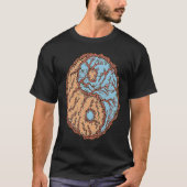 Ying Yang Tai Chi Peace Chinese Feng Shui Bagua Da T-shirt (Voorkant)