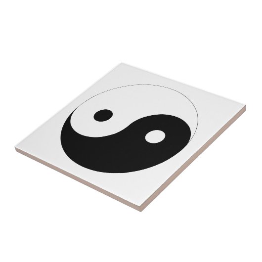 Ying Yang Tile Tegeltje (Zijkant)