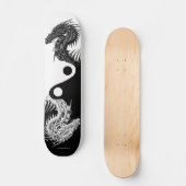 YING YANG TRIBAL DRAGON Skateboard (Voorkant)