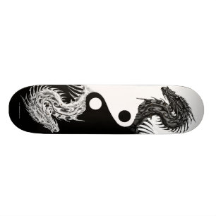 YING YANG TRIBAL DRAGON Skateboard