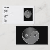 Ying Yang-Visitekaartje Visitekaartje (Voorkant / Achterkant)