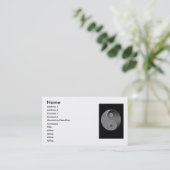 Ying Yang-Visitekaartje Visitekaartje (Staand voorkant)