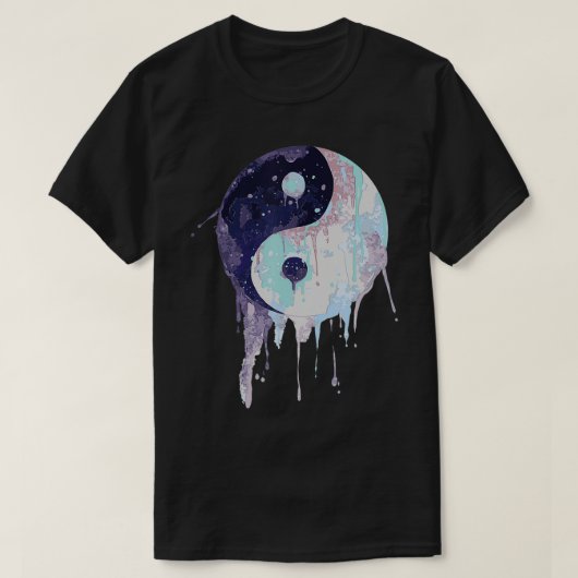 Ying Yang Waterverf T-shirt (Design voorkant)