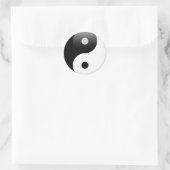 Ying Yang - Yin en Yang Taoism Ronde Sticker (Tas)