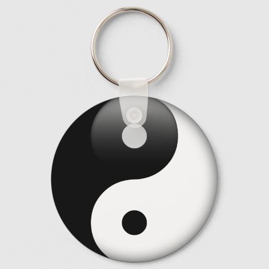 Ying Yang - Yin en Yang Taoism Sleutelhanger (Voorkant)