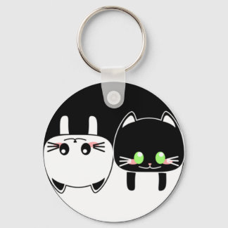 YingYang Cats Sleutelhanger