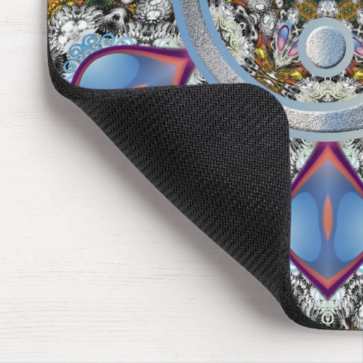 YingYang Lily Star Mousepad Muismat (Hoek)