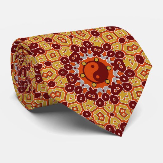 YingYang Weave Stropdas (Opgerold)