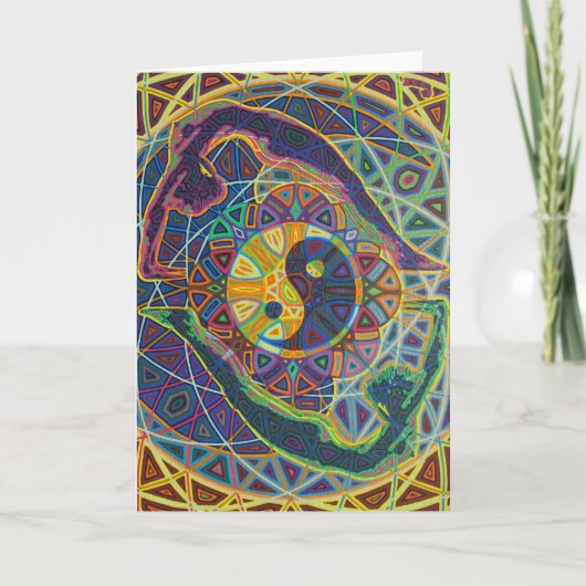 yinyang 2010 als wenskaart kaart (Voorkant)