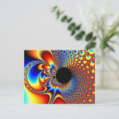 YinYang BigBang - Fractal Briefkaart (Staand voorkant)