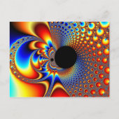 YinYang BigBang - Fractal Briefkaart (Voorkant)