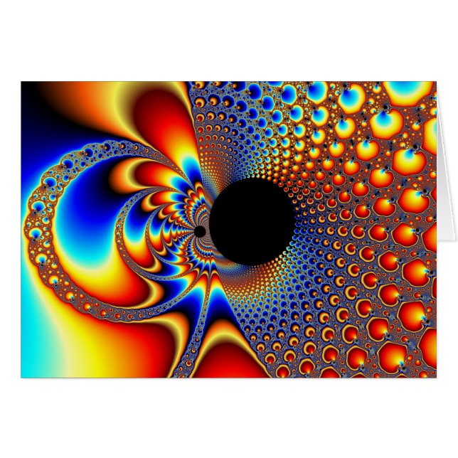 YinYang BigBang - Fractal Kaart (Voorkant Horizontaal)