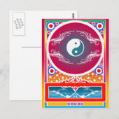 yinyang briefkaart (Voorkant / Achterkant)