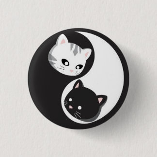 YinYang Buttonnen en Ninji Ronde Button 3,2 Cm