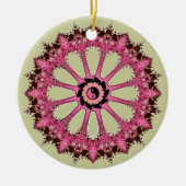 YinYang Feng Shui Lace Round Ornament (Voorkant)