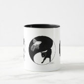 YinYang Fish and Cat - Mok met 3 afbeeldingen (Midden)