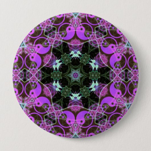 YinYang Hexagon Button (Voorkant)